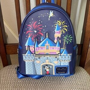 Disney Parks Loungefly Mickey Castle backpack
